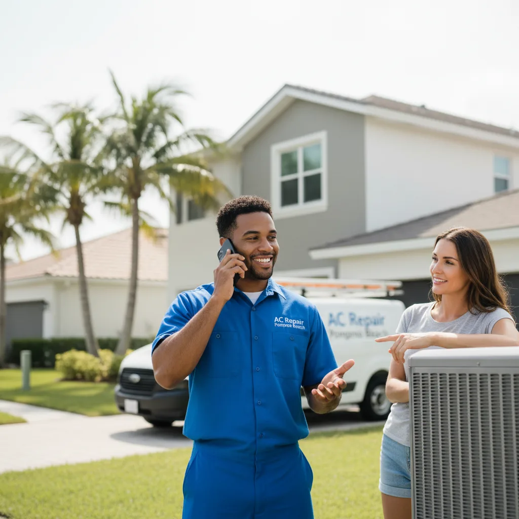 AC Repair Pompano Beach customer support in Round Lake Beach